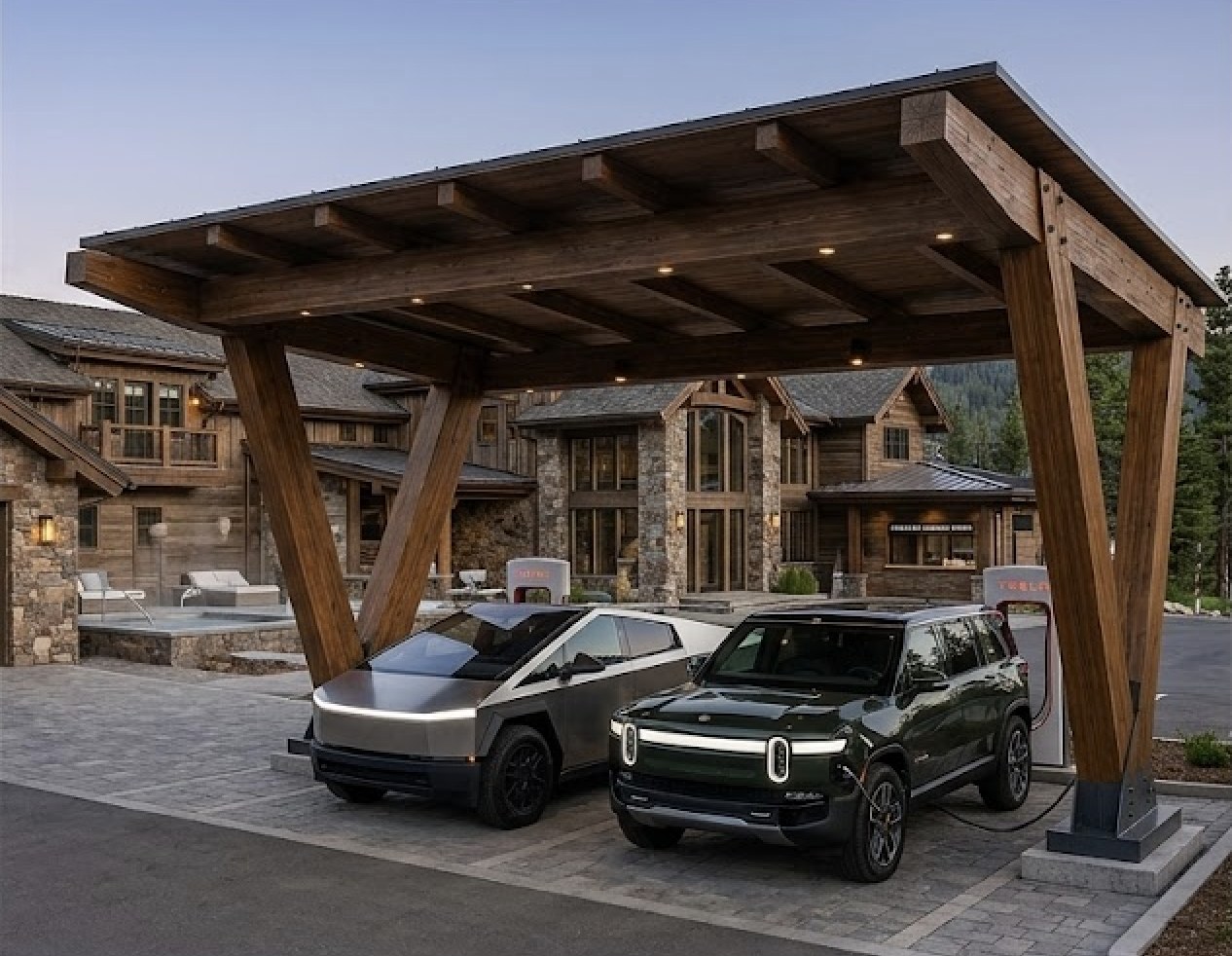 TimberShield EV Canopies