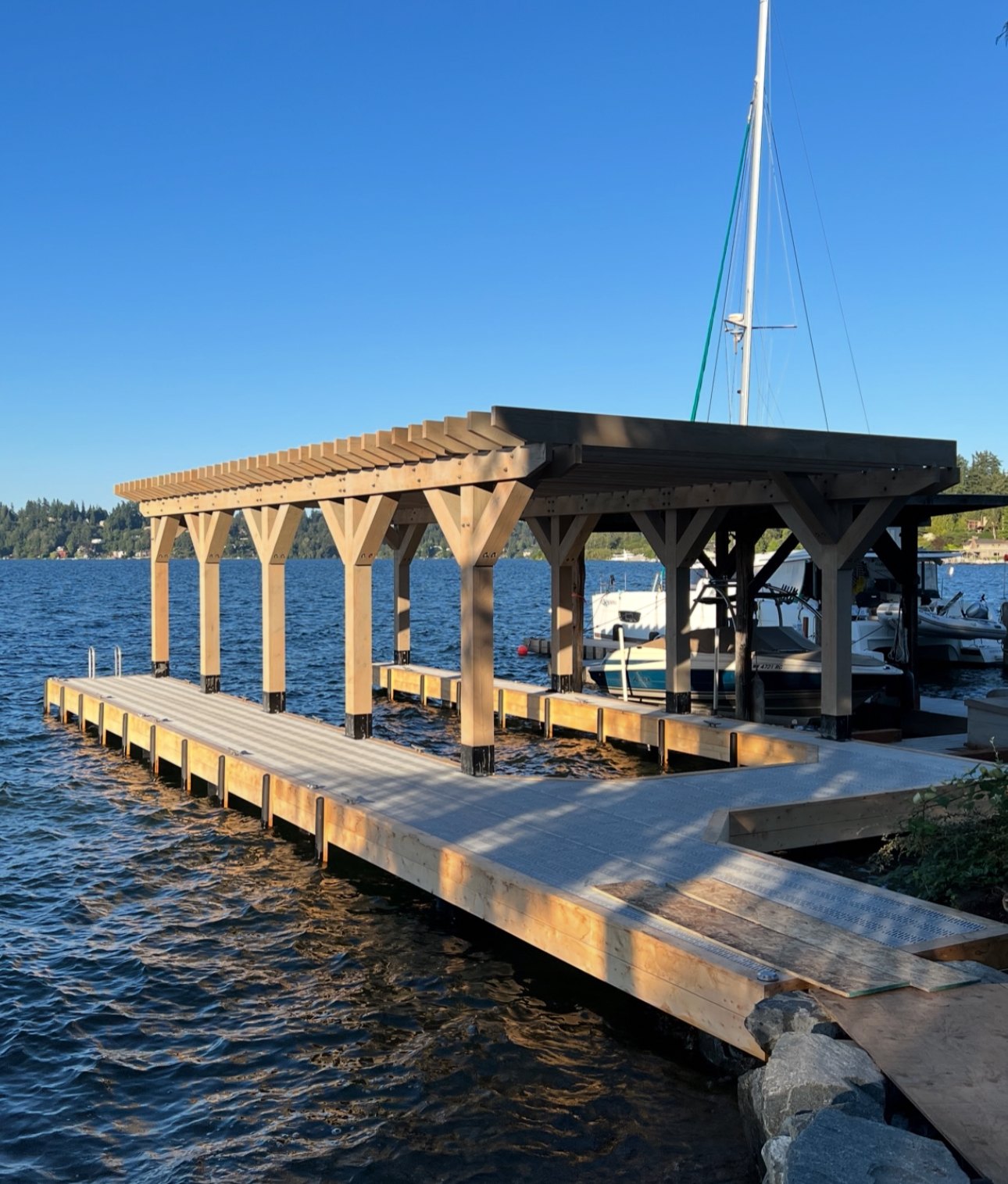 Lakefront Dock & Boat Canopy