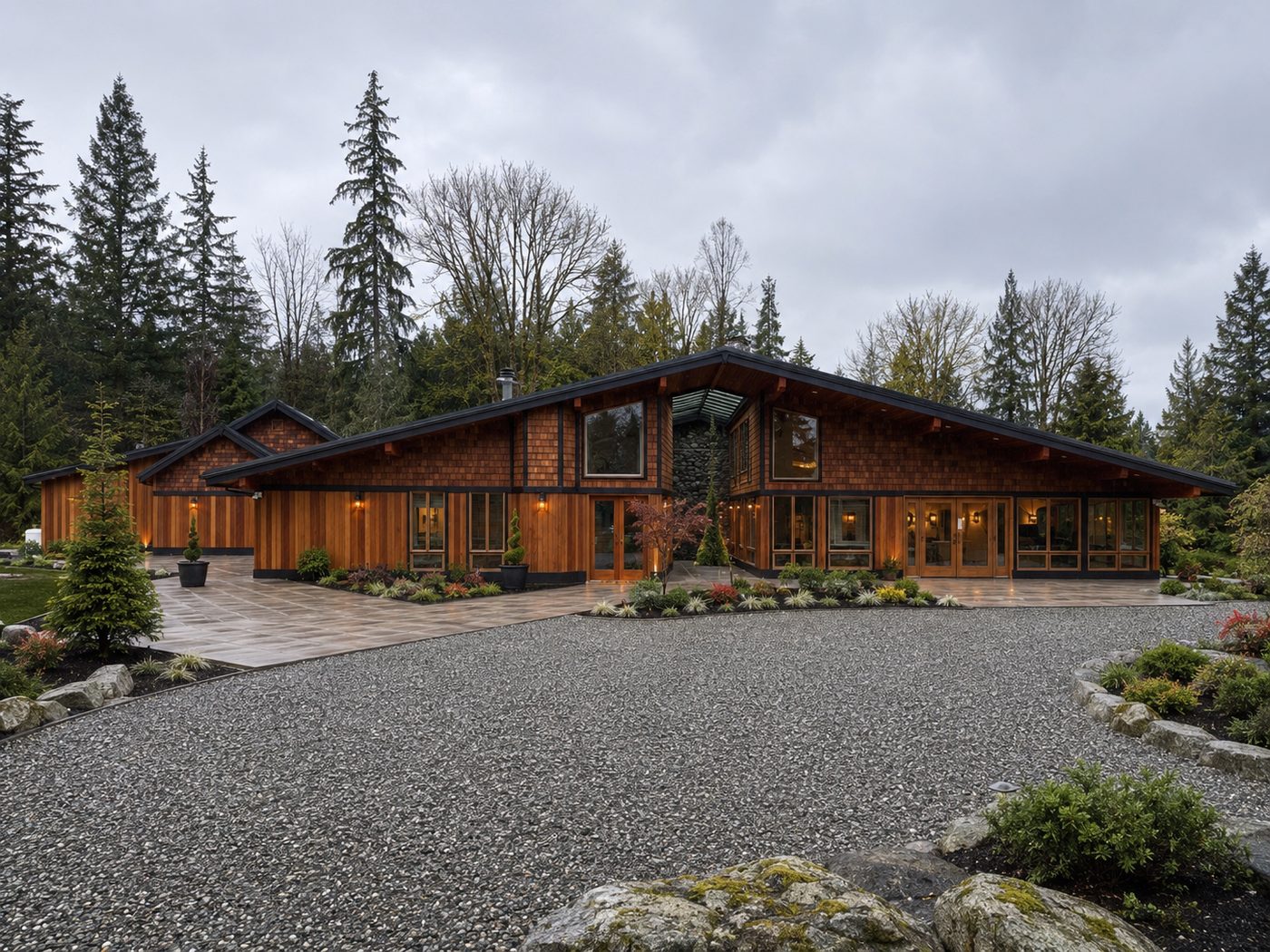 Oso Timber Cabin & Main House